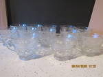 Anchor Hocking Wexford Clear Punch Cups Set