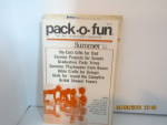 Vintage Pack-o-Fun Booklet  Summer 1984 #3