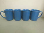 Vintage Corelle Provincial Solid Blue Coffee Mug Set