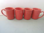 Vintage Corelle Four Rose Coffee Mugs