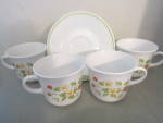 Corelle Strawberry Sunday Coffee Cup & Saucer Set