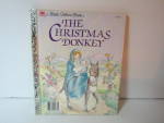 Vintage Little Golden Book  The Christmas Donkey