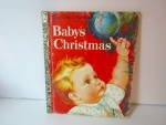 Vintage Little Golden Book Baby's Christmas
