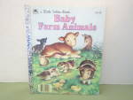  Vintage Little Golden Book Baby Farm Animals