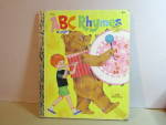 Vintage Little Golden Book ABC Rhymes