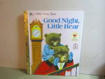 Vintage Little Golden Book Good Night Little Bear 