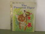 Little Golden Book The Pussycat Tiger 4th Printing