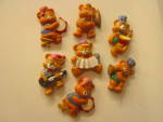 Collectable Plastic Wiggly Eye Bear Band Magnet Set One
