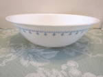 Vintage Corelle Snowflake Blue 10 Inch Serving Bowl