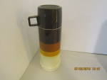 Vintage Tans/Yellow Thermos A Brand Of Vacuum Bottle