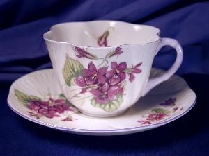 Shelley Dainty Violets Cup & Saucer