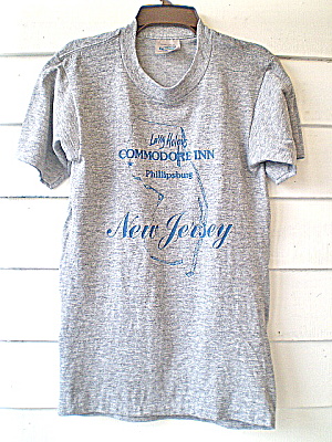 Larry Holmes Commodore Inn 1983 Gray Kids T-shirt