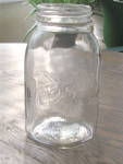 Presto Supreme Mason Clear Glass Quart Fruit Jar