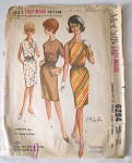 Vintage McCall's 1962 Sheath Dress Pattern