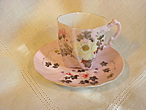 Paper Thin Fluted Cup And Saucer