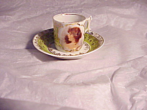 Rs Prussia Portrait Mini Cup And Saucer