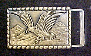 Vintage Brass Flying Eagle Belt Buckle