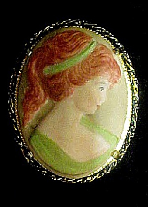 Ceramic Handcrafted Cameo Signed/dated