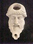 Figural Greek/Roman Oil Lamp - Reproduction