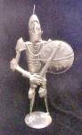 Vintage Metal Knight Figure w/Armour