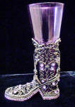 Be-Jeweled Boot w/Glass Vase