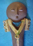 African Style Pottery Figure Vase