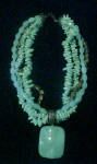 Chunky Multi-Beads/Strands Necklace - 17 Inch