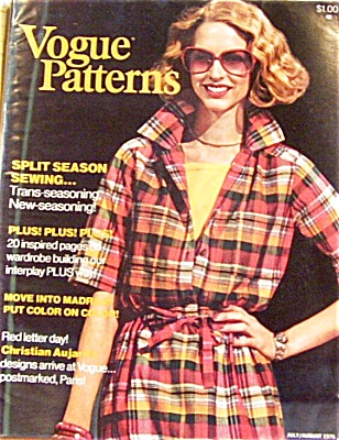 1976 Vogue Patterns Magazine Book
