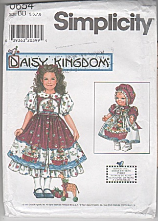 Simplicity 4296 - Oop - Daisy Kingdom Girls'dress