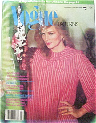 1981 Vogue Pattern Book Magazine Fashions Mod