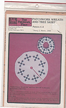 Quilted Tree Skirt - Wreath - Oop - 1983