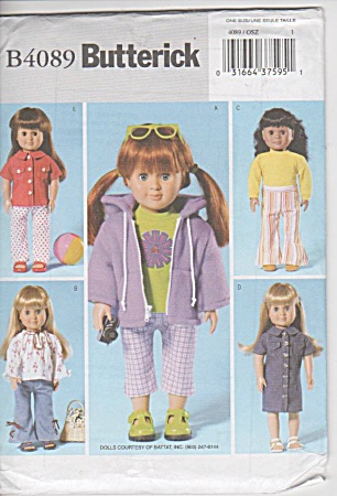 Vintage - Uncut - 18inch Doll - Wardrobe - Uncut