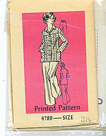 Vintage Marian Martin Pantsuit Pattern 38