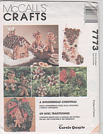 Gingerbread House - Dolls - Stocking - Ornament - U/c