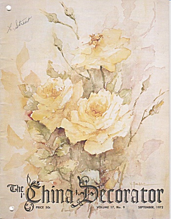 Vintage - The China Decorator - September-1972