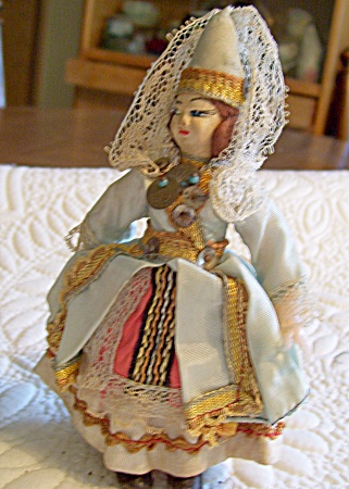 Antique - International Doll - 5 In