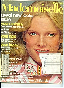 Mademoiselle Magazine - January 1975