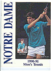 Notre Dame Men's & Women's Tennis Teams 1990-91