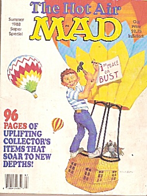 Mad Magazine -the Hot Air - Summer 1988