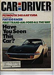 Car And Driver - July 1970