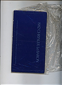 1982 Chrysler Lebaron Manual
