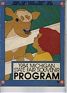 Michigan State Fair Program - 1984