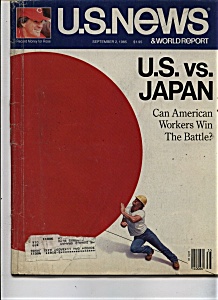 U. S. News & World Report Magazine - Sept. 2, 1985