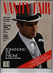 Vanity Fair Magazine - June 1986