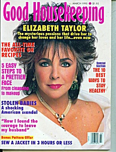 Good Housekeeping Magazine Eliz. Taylor - March 1995