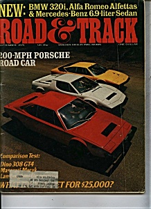 Road & Track Magaz Ine - September 1976