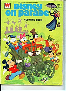 1973 Disney On Parade Coloring Book 1647-1