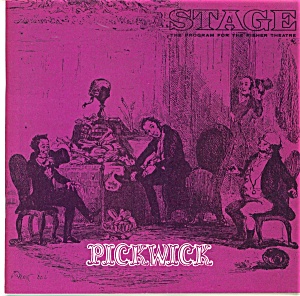 Fisher Stage Program -- Pickwick -1965