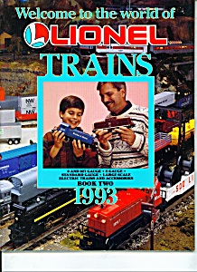 Lionel Trains Book One Magazine - 1993lionel Electric T