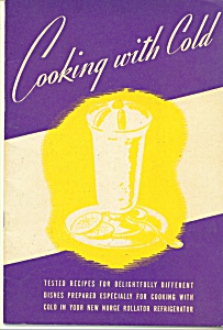 Cooking With Cold Recipes - Copyright 1940